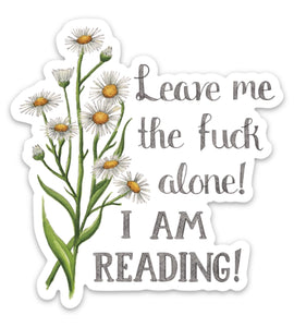 I Am Reading Sticker