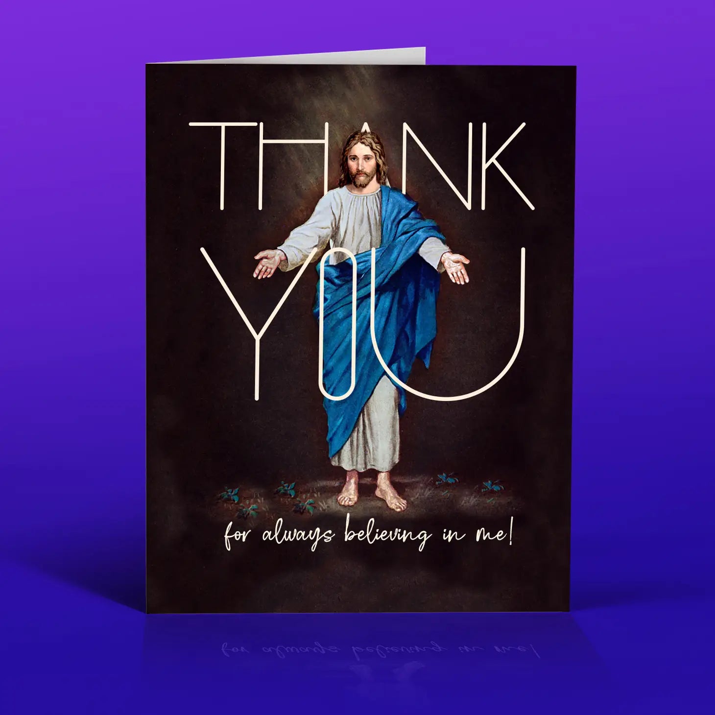 Thank You Jesus Greeting Card