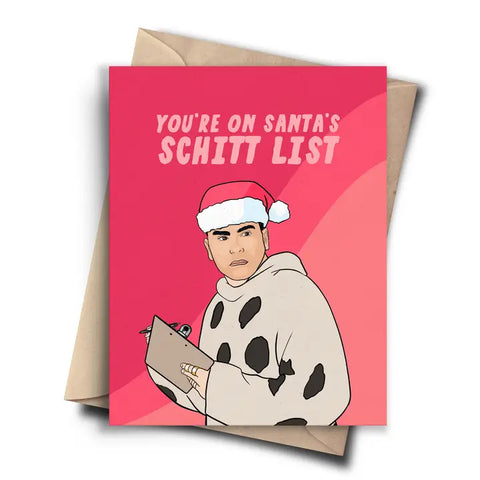 Schitt List Greeting Card