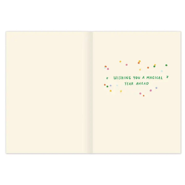 Rainbow Cake Candles Greeting Card