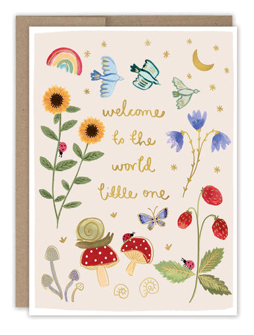 Welcome To the World Greeting Card