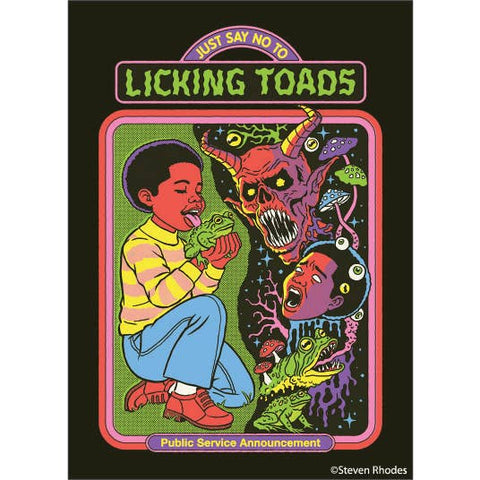 Licking Toads Magnet