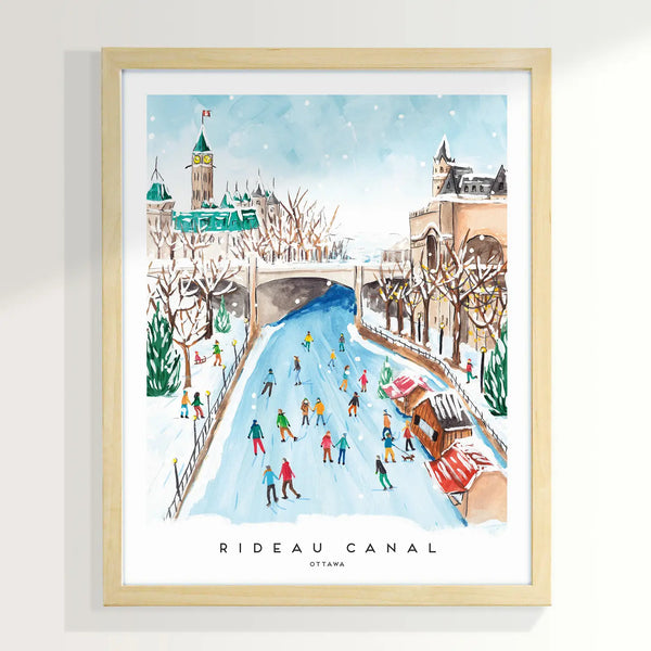 Ottawa Rideau Canal 8x10 Art Print