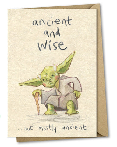 Ancient and Wise Greeting Card