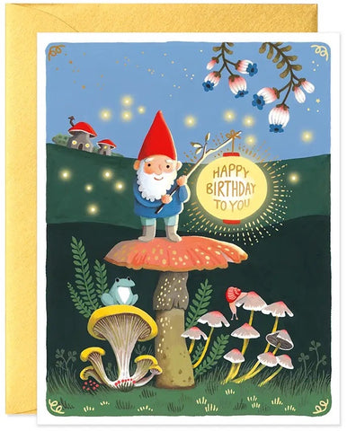 Gnome Birthday Greeting Card