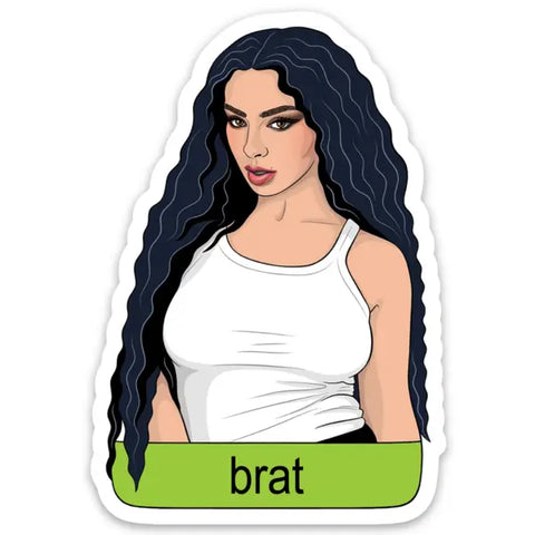 BRAT Charli XCX Sticker