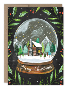 Snow Globe Greeting Card