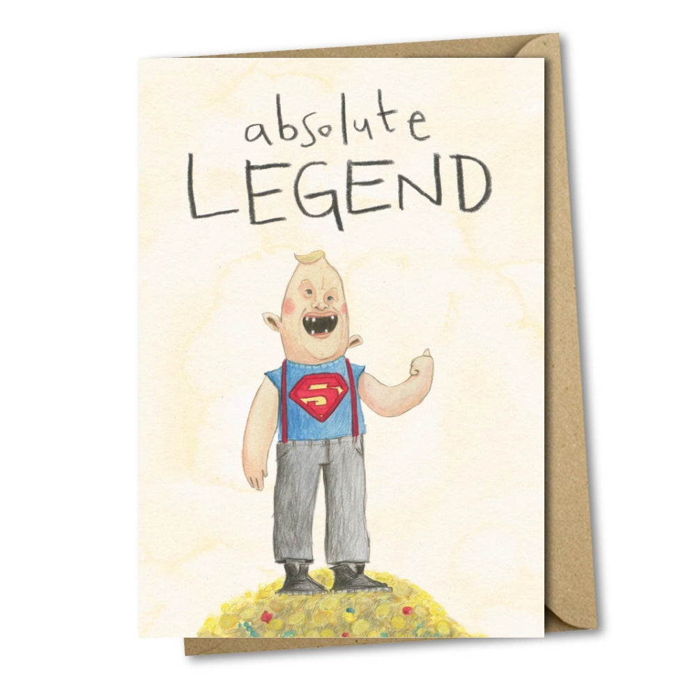 Absolute Legend Greeting Card