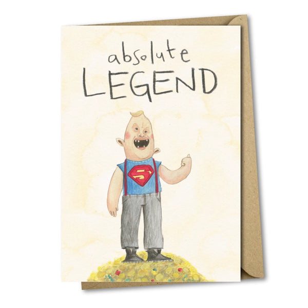 Absolute Legend Greeting Card