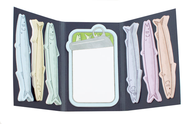 Tinned Fish Sticky Notes