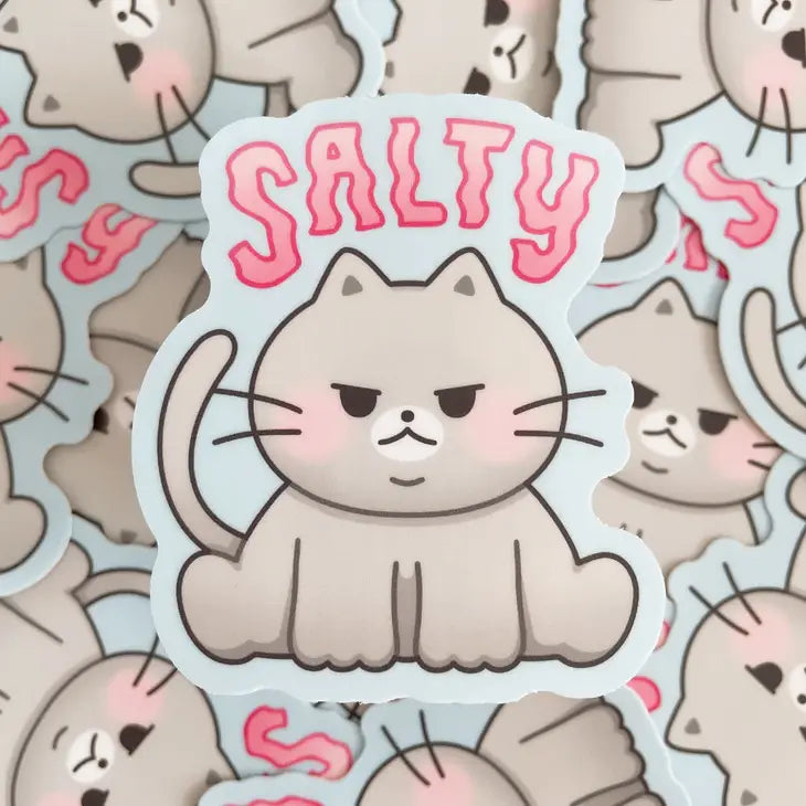 Salty Cat Sticker