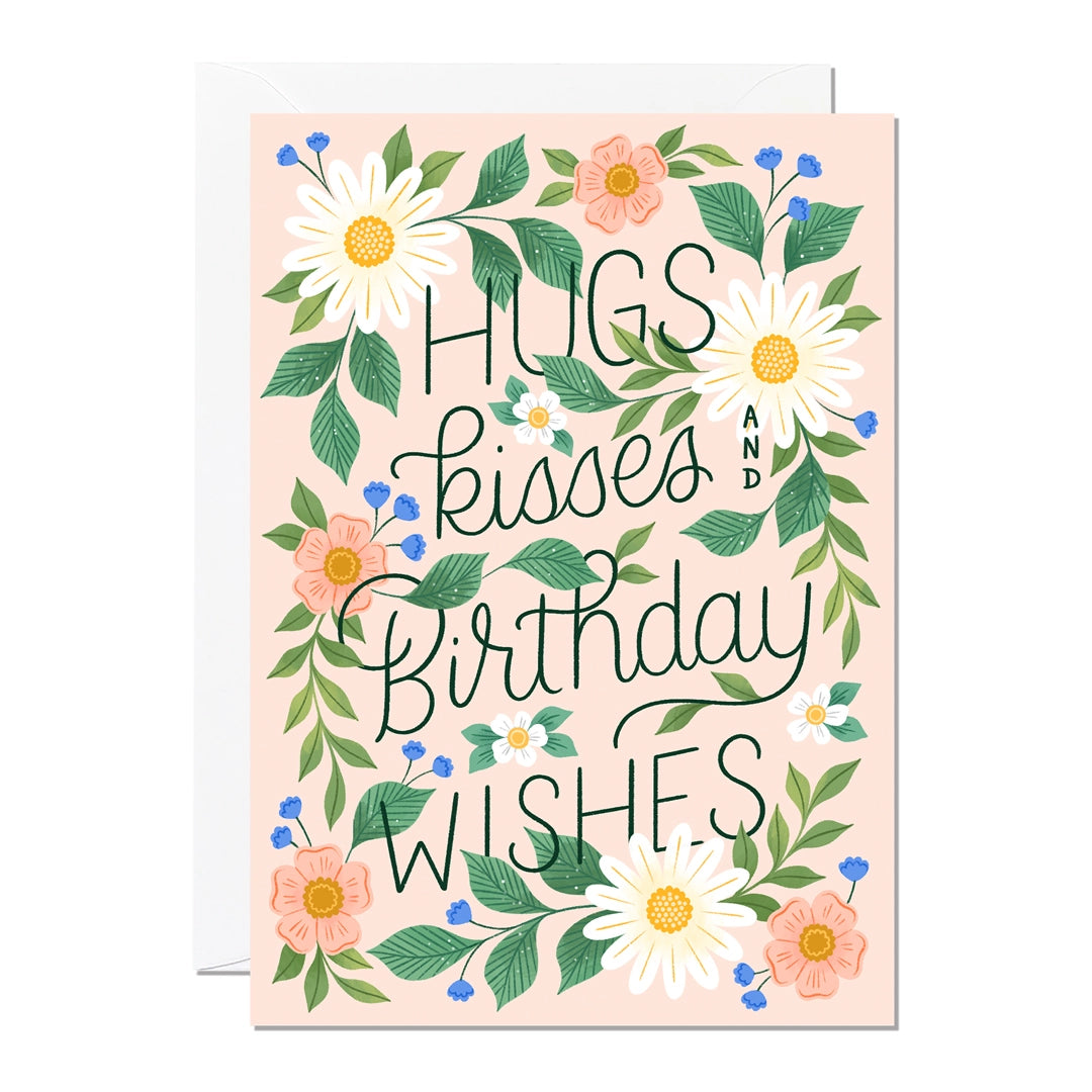 Hugs and Kisses Greeting Card