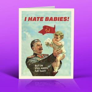 Baby Stalin Greeting Card