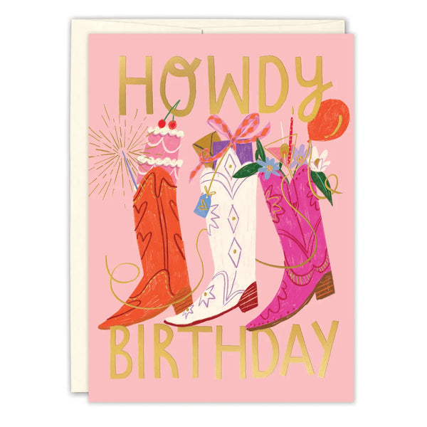 Howdy Birthday Greeting Card