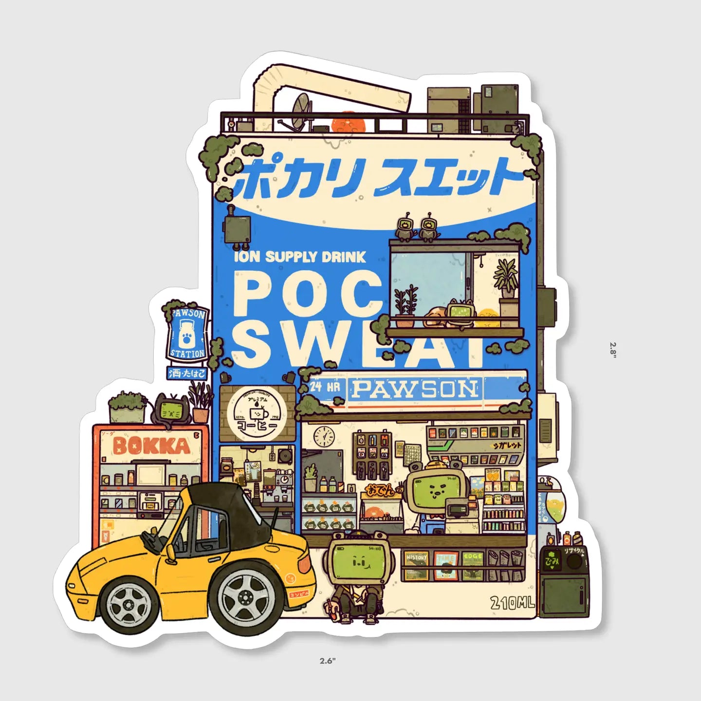 Pocari Sticker Pocari Sweat Konbini - Sushiboiiiyy Stickers - Milk - Ottawa, Canada ...