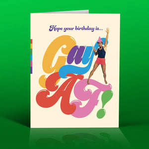 Gay AF Birthday Greeting Card