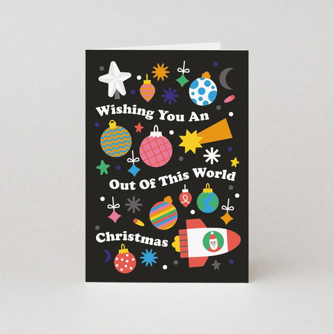 Out of This World Christmas Greeting Card