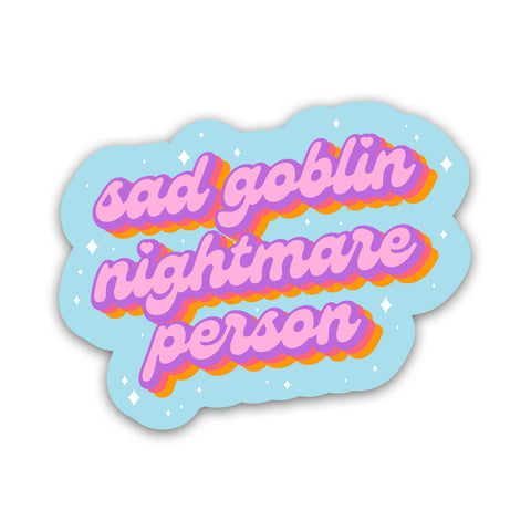 Sad Goblin Sticker