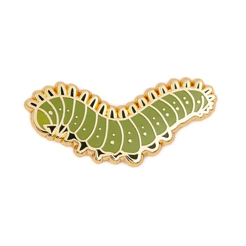 Monarch Caterpillar Enamel Pin
