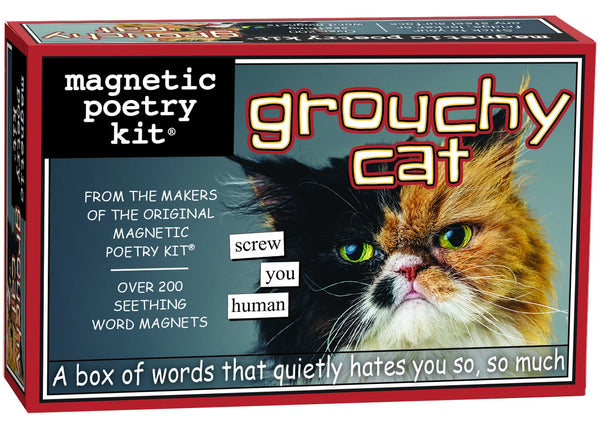Grouchy Cat Magnetic Poetry