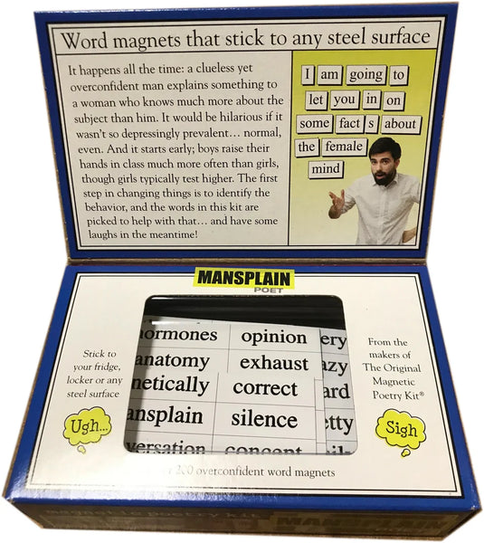 Mansplain Poet Magnetic Poetry