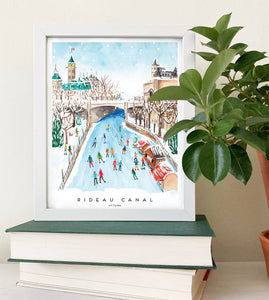 Ottawa Rideau Canal 8x10 Art Print