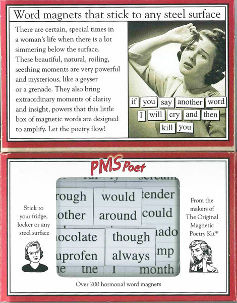 PMS Poet Magnetic Poetry