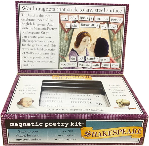 Shakespeare Poet Magnetic Poetry