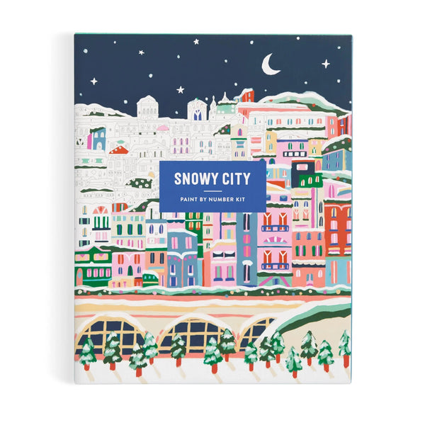 Snowy City Paint By Number Kit