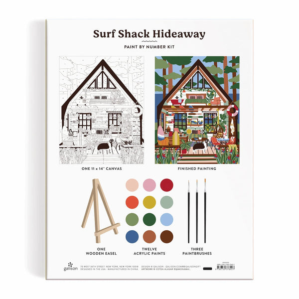 Surf Shack Hideaway Paint By Number Kit