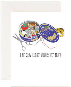 Sew Lucky Greeting Card