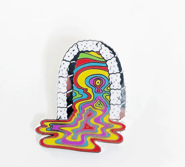 Acid Portal Strike Gently Enamel Pins Milk Shop Ottawa, Canada