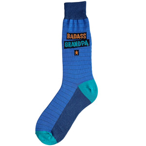 Badass Grandpa Socks - Large Sizing
