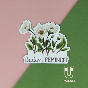 Badass Feminist Magnet