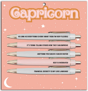 Zodiac Capricorn Pen Set