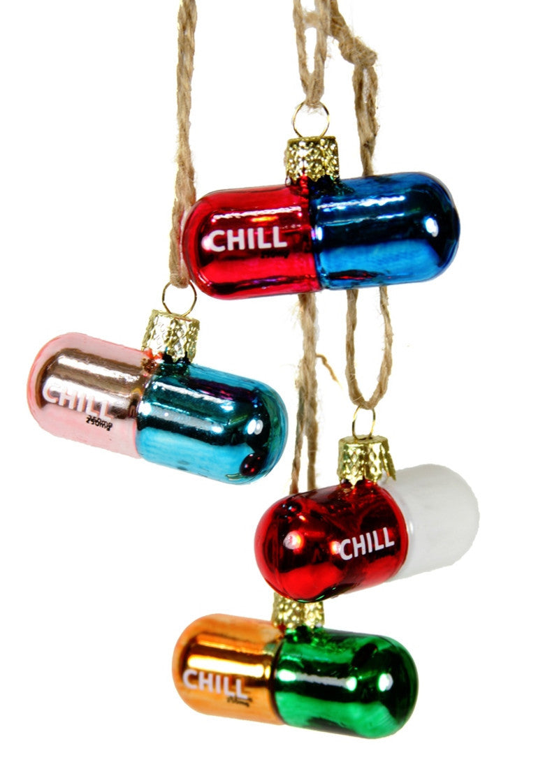 Chill Pill Ornament