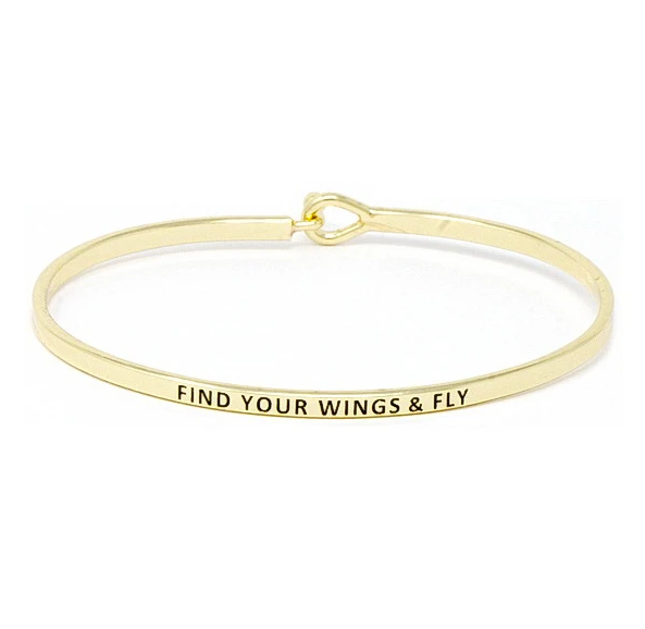 Find Your Wings & Fly Bracelet