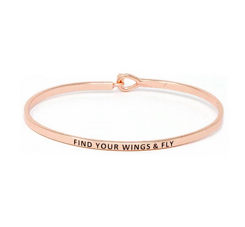 Find Your Wings & Fly Bracelet