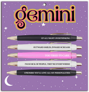 Zodiac Gemini Pen Set