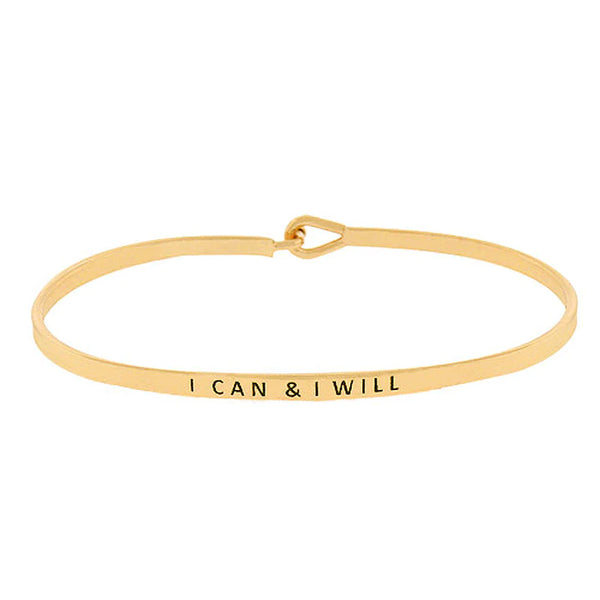 I Can And I Will Bracelet