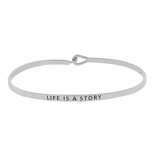Life Is A Story Bracelet
