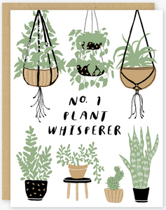 Plant Whisperer Greeting Card