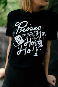 Prosec-Ho-Ho-Ho T-Shirt Black