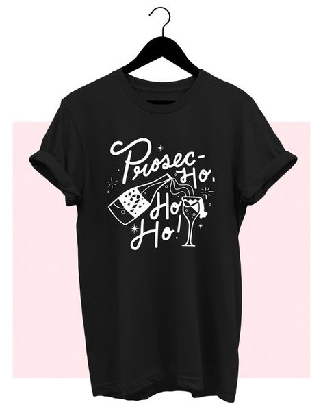 Prosec-Ho-Ho-Ho T-Shirt Black