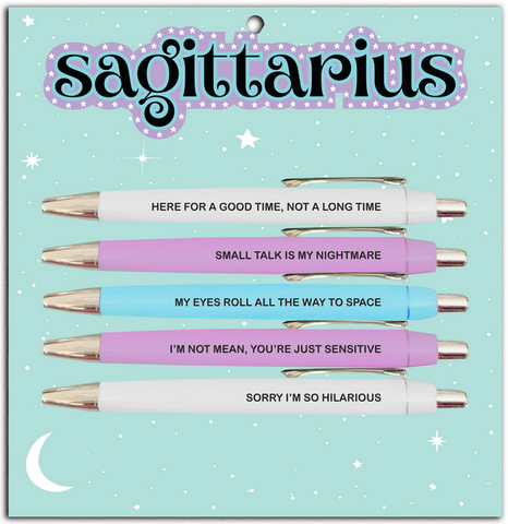 Zodiac Sagittarius Pen Set