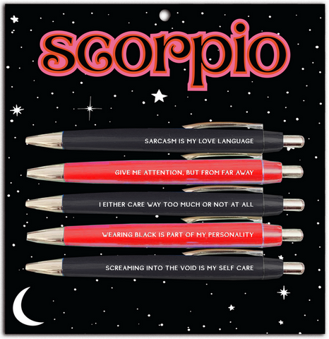 Zodiac Scorpio Pen Set