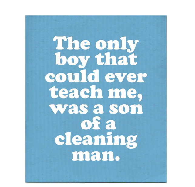 Son Of A Cleaning Man Swedish Dishcloth