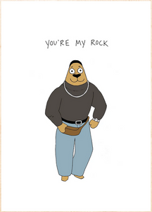 My Rock Greeting Card