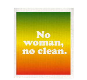 No Woman, No Clean Swedish Dishcloth