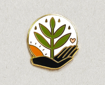 Grow Enamel Pin